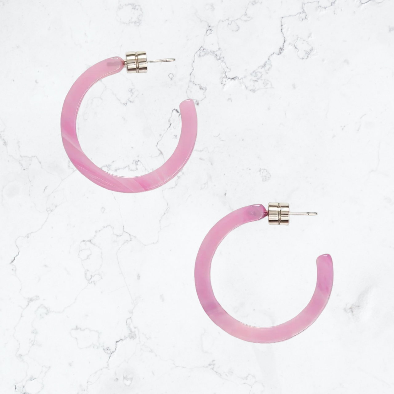 Earrings | Mini Hoops Orchid