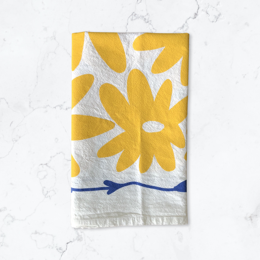 Tea Towel | Flower Splat